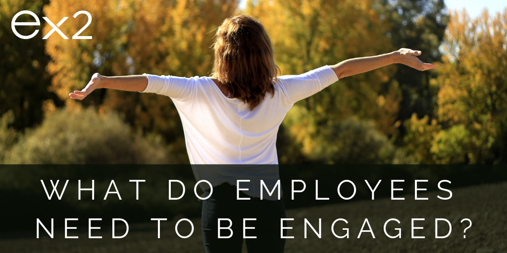 what do employees need to be engaged